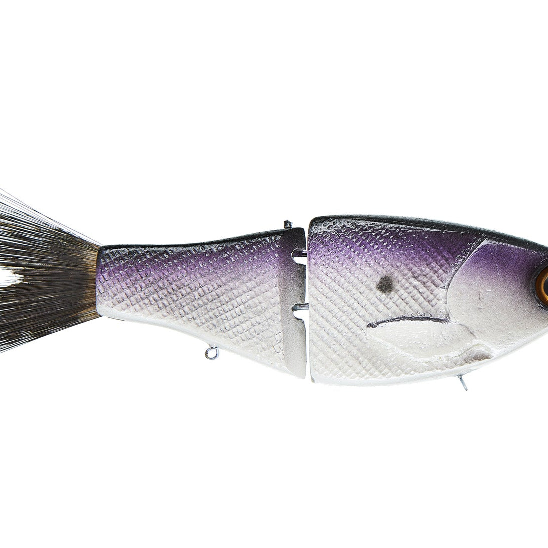 Clutch Swimbait Co. OG Glide Bait Purple Back