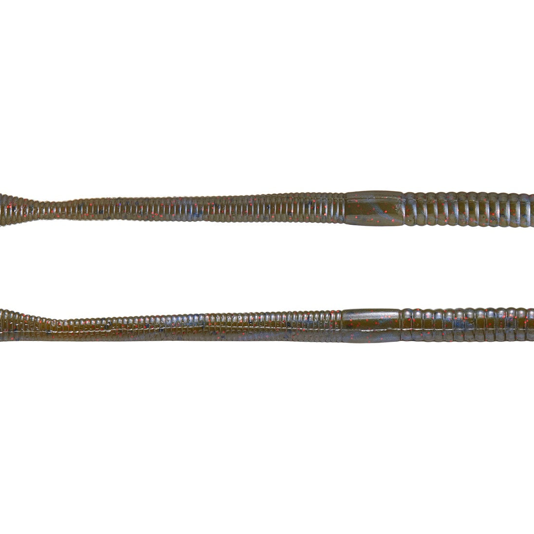 Strike King Finesse Worm 6.5" Blue Craw Red Flake