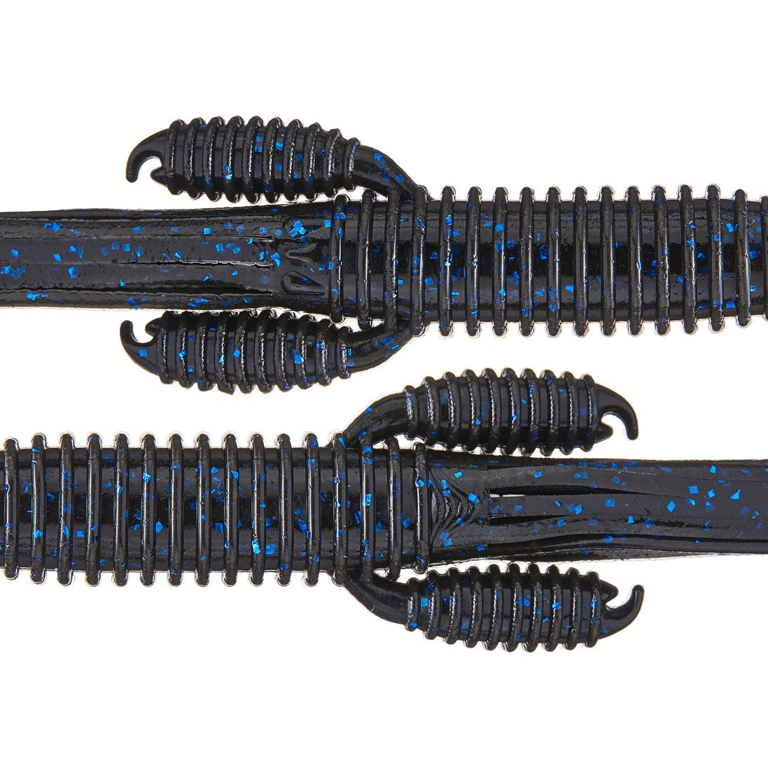 Reins 4" Craw Tube Black Blue Flake