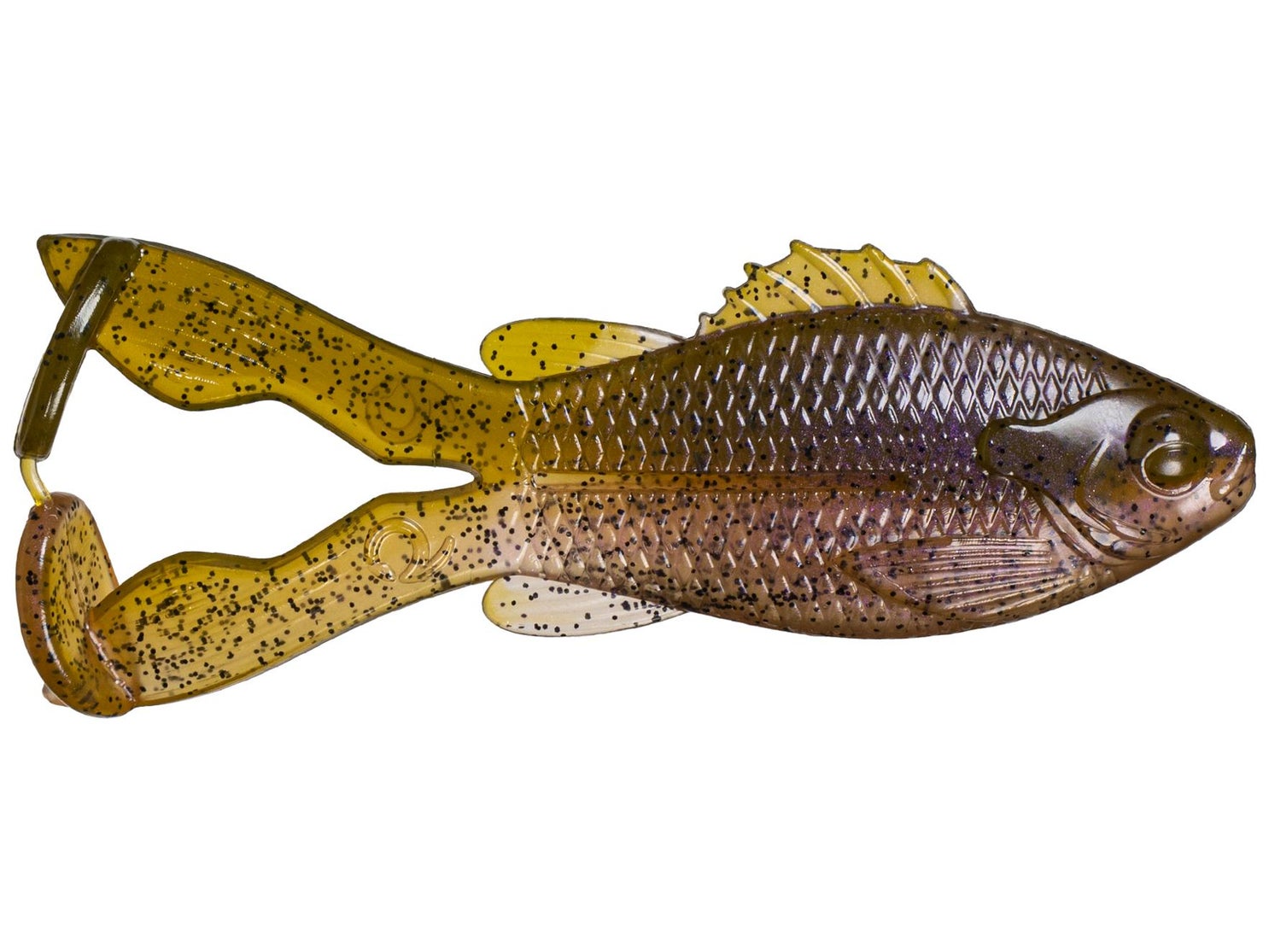 6th Sense BuzzGill 4.0 Creature Bait 6pk Green Pumpkin Pro