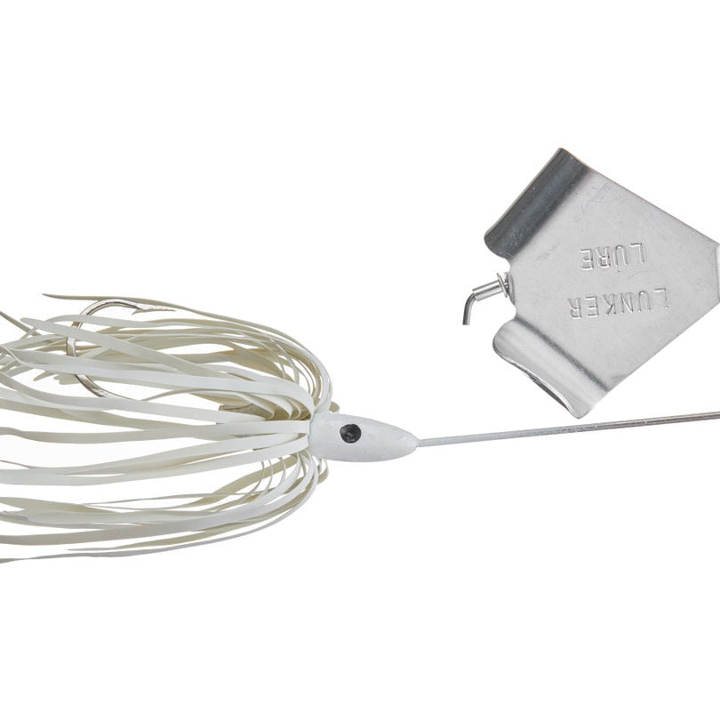 The Original Lunker Lure Buzzbait White Silver
