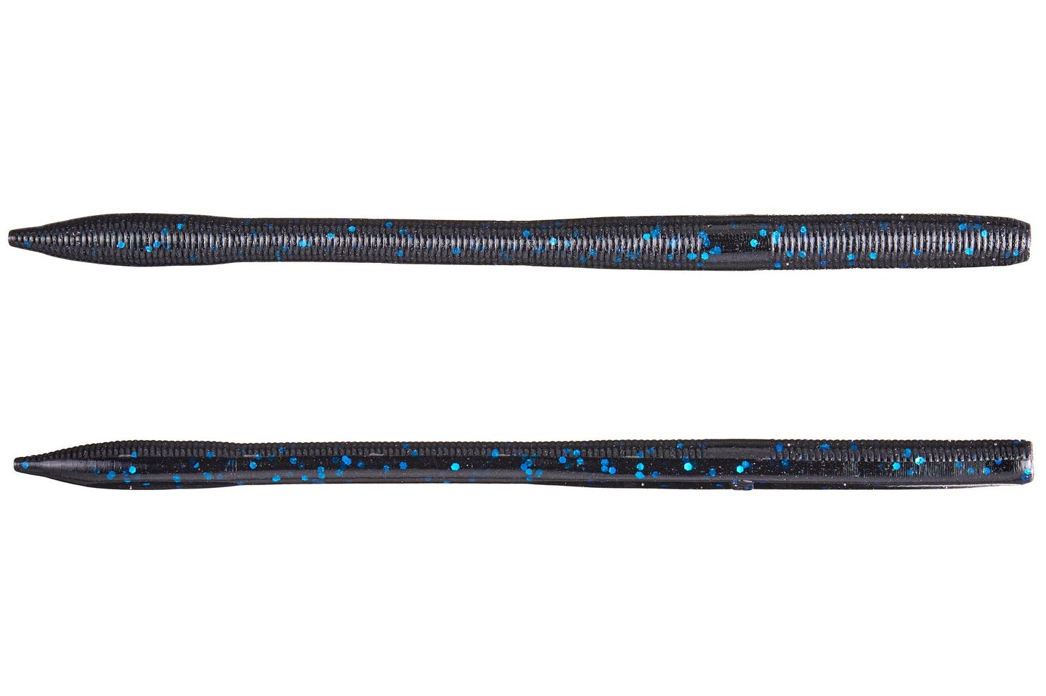 Yamamoto Sensei Straight Tail Worm Black Blue Flake - 021