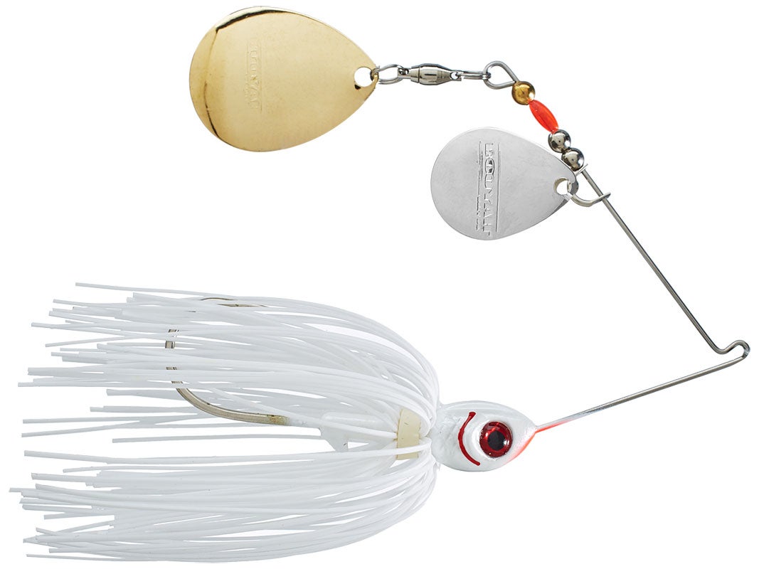 Booyah Blade Double Colorado Spinnerbait Snow White 3 8oz