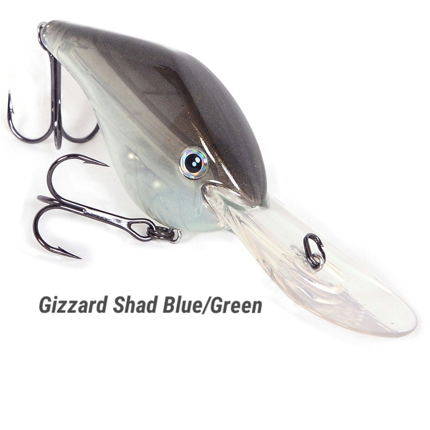 BassMooch Z Boss 20 Crankbait Gizzard Blue Green