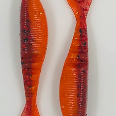 Cross Bait Wack'm Fish Tail Trailer Rayburn Red