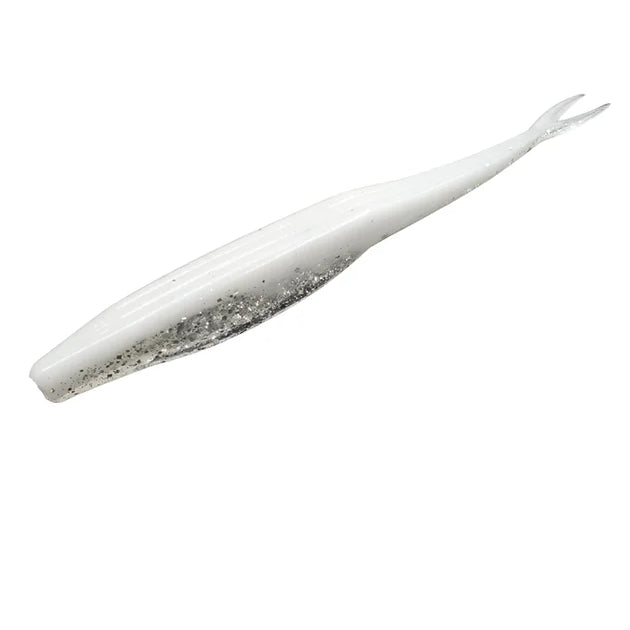 Cross Bait 6" Big Sista Twitch White Ice