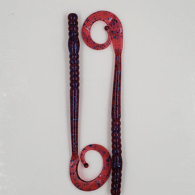 Cross Bait 10.5" Worm Plum