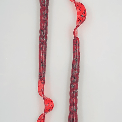 Cross Bait 10.5" Worm Red Bug