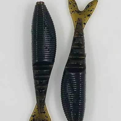 Cross Bait Wack'm Fish Tail Trailer Green Pumpkin