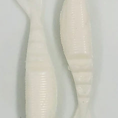 Cross Bait Wack'm Fish Tail Trailer White