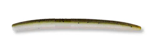 Yamamoto Senko 5” Soft Plastic Stick Bait Green Pumpkin w Black White - 981