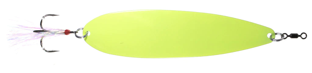 Nichols Lures 6.5" Ben Parker Mini Magnum Flutter Spoon Chartreuse