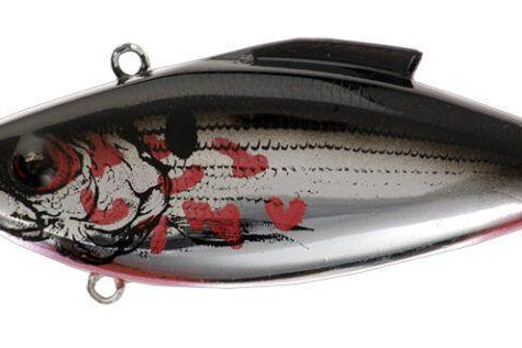 Bill Lewis Rat-L-Trap 1/2oz Chrome Black Back Bleeding Shad