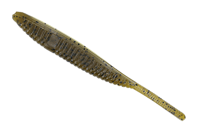 Yamamoto Shad Shape Floater 5" Green Pumpkin Black Flake 297