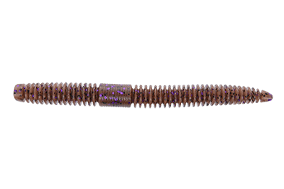 Yamamoto 5.5" Slinko Floater 7pk Cinnamon Black & Purple Flake 221