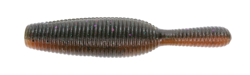 Yamamoto 3.5" Yamatanuki 926 - Dark Green Pumpkin w Amber Lam