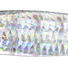 Nichols Lures 8" Ben Parker Magnum Flutter Spoon Shattered Glass Silver