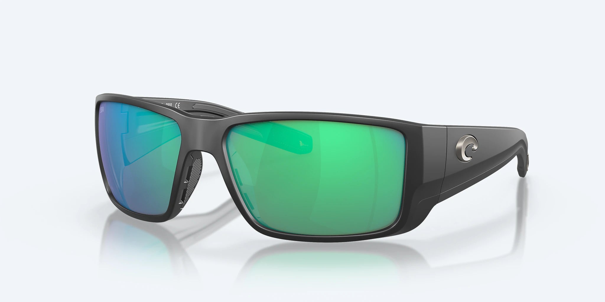Costa Blackfin Pro Matte Black - Green Mirror Glass