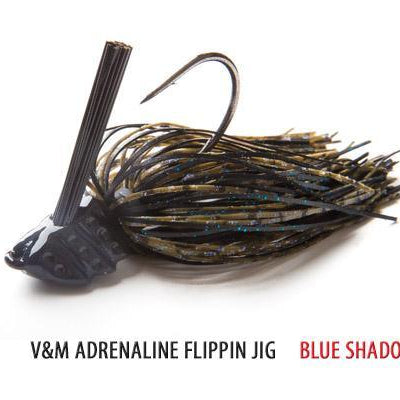 V&M Cliff Pace The Adrenaline Pacemaker Flippin Jig Blue Shadow