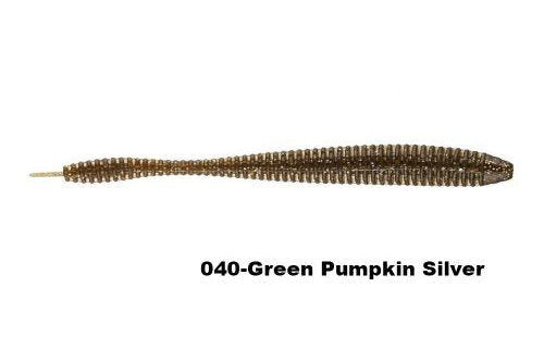 Reins 7" Bubbling Shaker Green Pumpkin Silver
