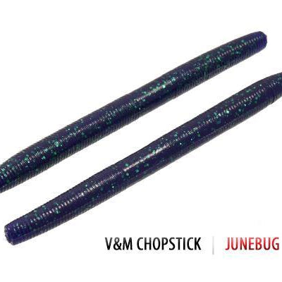 V&M Chopstick Worm 10pk June Bug **