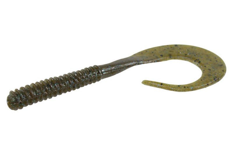 Zoom Big Dead Ringer Worm 8" Green Pumpkin Blue 239