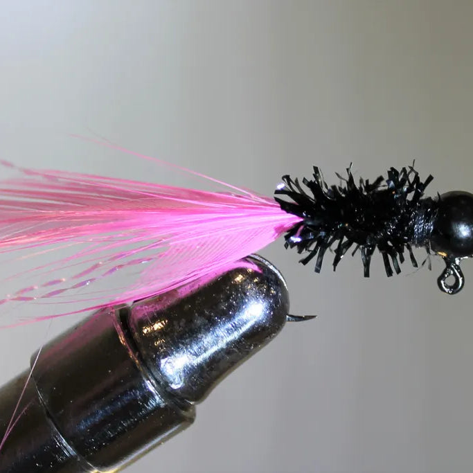 Born To Tie Jigs Black Gum Feather 1 8 oz