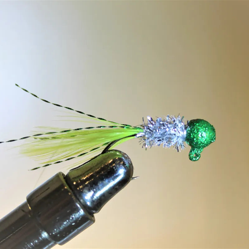 Born To Tie Jigs Green Hornet Feather 1 8 oz