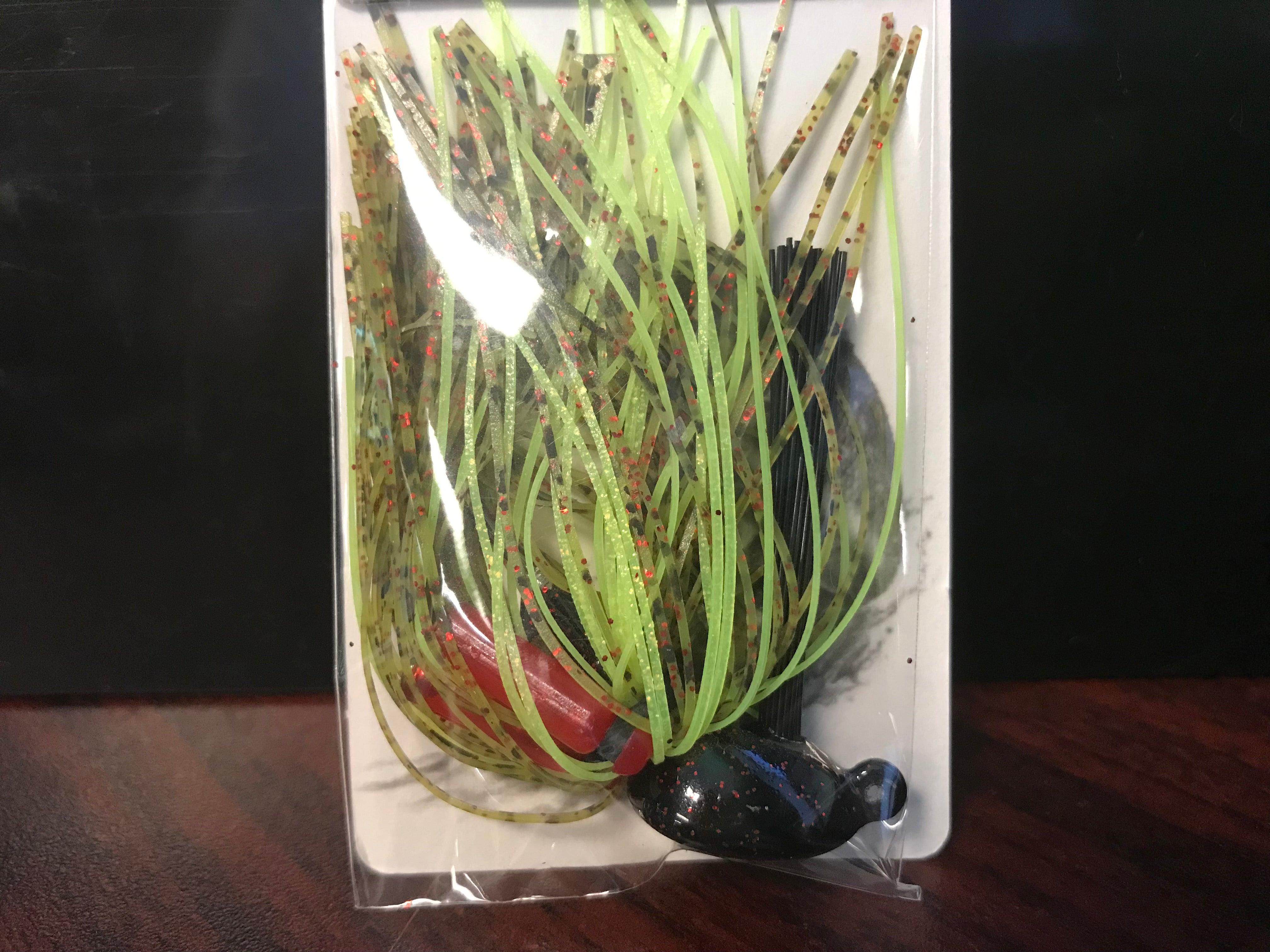 Santone Rattlin' Jig Watermelon Chartreuse Red 3 4oz