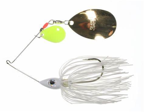 Nichols Lures Pulsator Hoosier Series Spinnerbait 1 2oz Snow Indiana Colorado Chrt Gold
