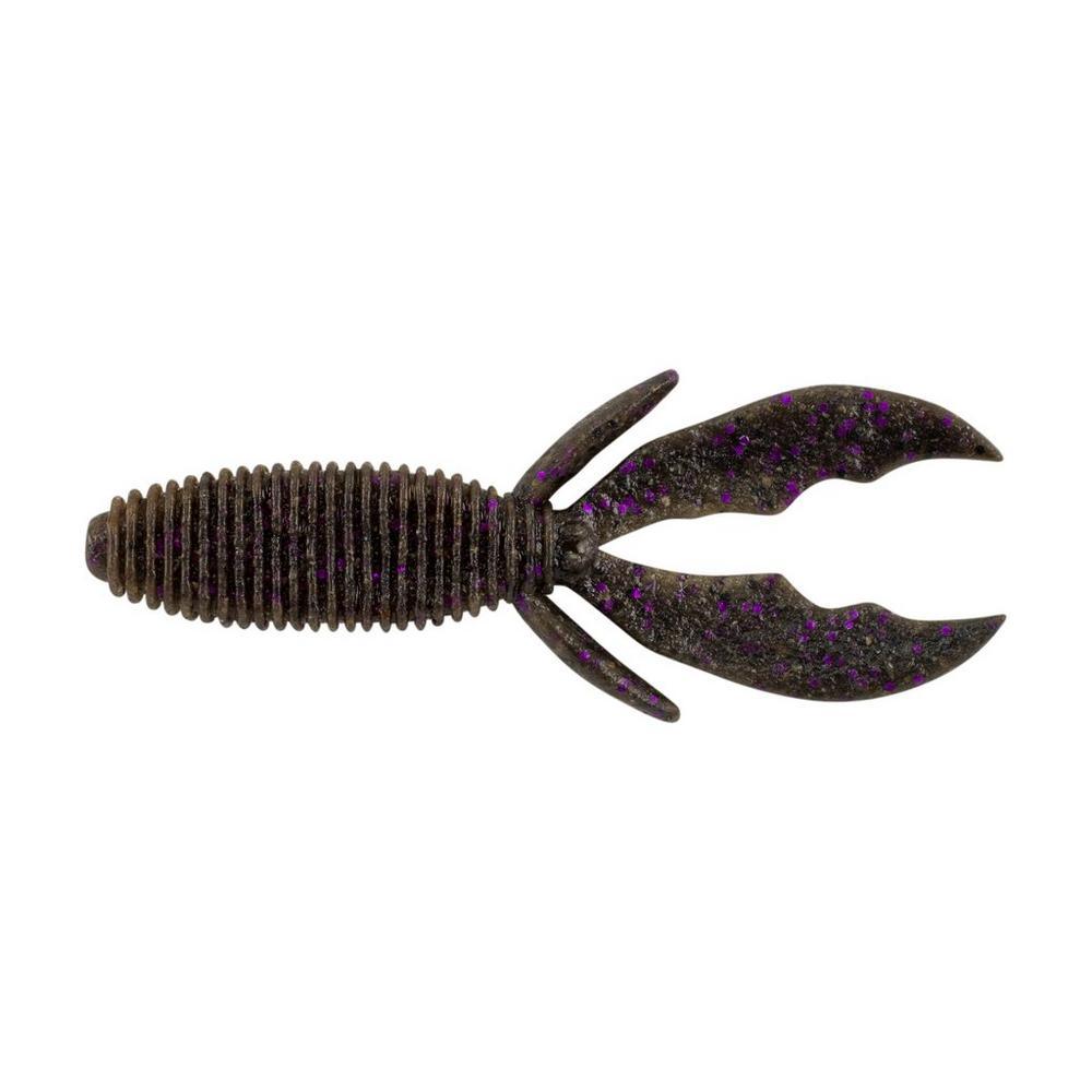 Berkley PowerBait MaxScent Creature Hawg Smoke Black Purple