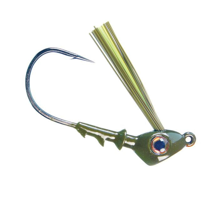 Santone Rayburn Swim Jig Heads Camo Org 3 16oz