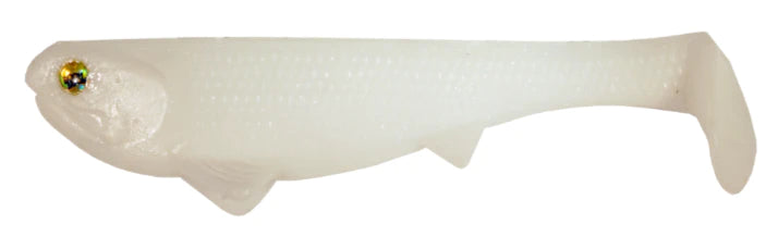 Boom Boom Weedless Swimbait 6 inch Pearl White #510