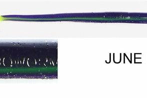 Roboworm Straight Tail 4.5" June Bug