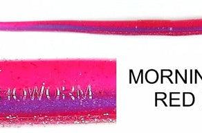 Roboworm Straight Tail 4.5" Morning Dawn Red Flake