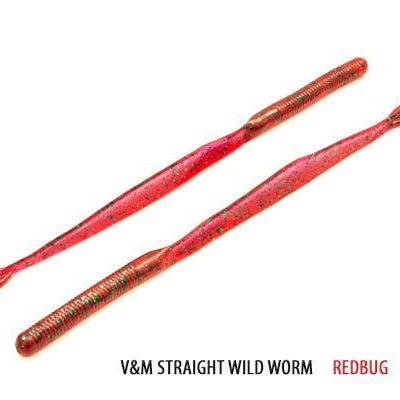 V&M Straight Wild Worm Redbug