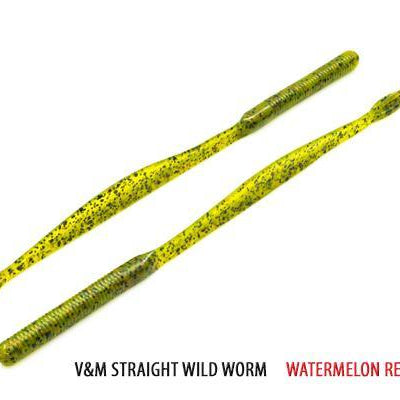 V&M Straight Wild Worm Watermelon Red