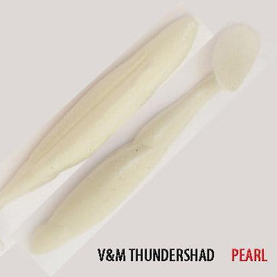 V&M Thunder Shad JR Pearl**
