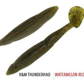 V&M Thunder Shad JR Watermelon Red**