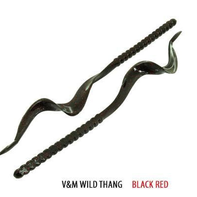 V&M Wild Thang 8.5 Black Red Glitter**