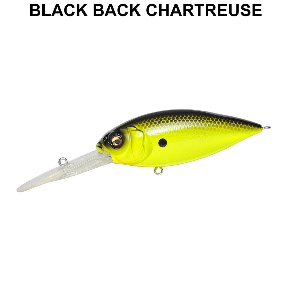 Megabass Deep-X 300 Black back Chart
