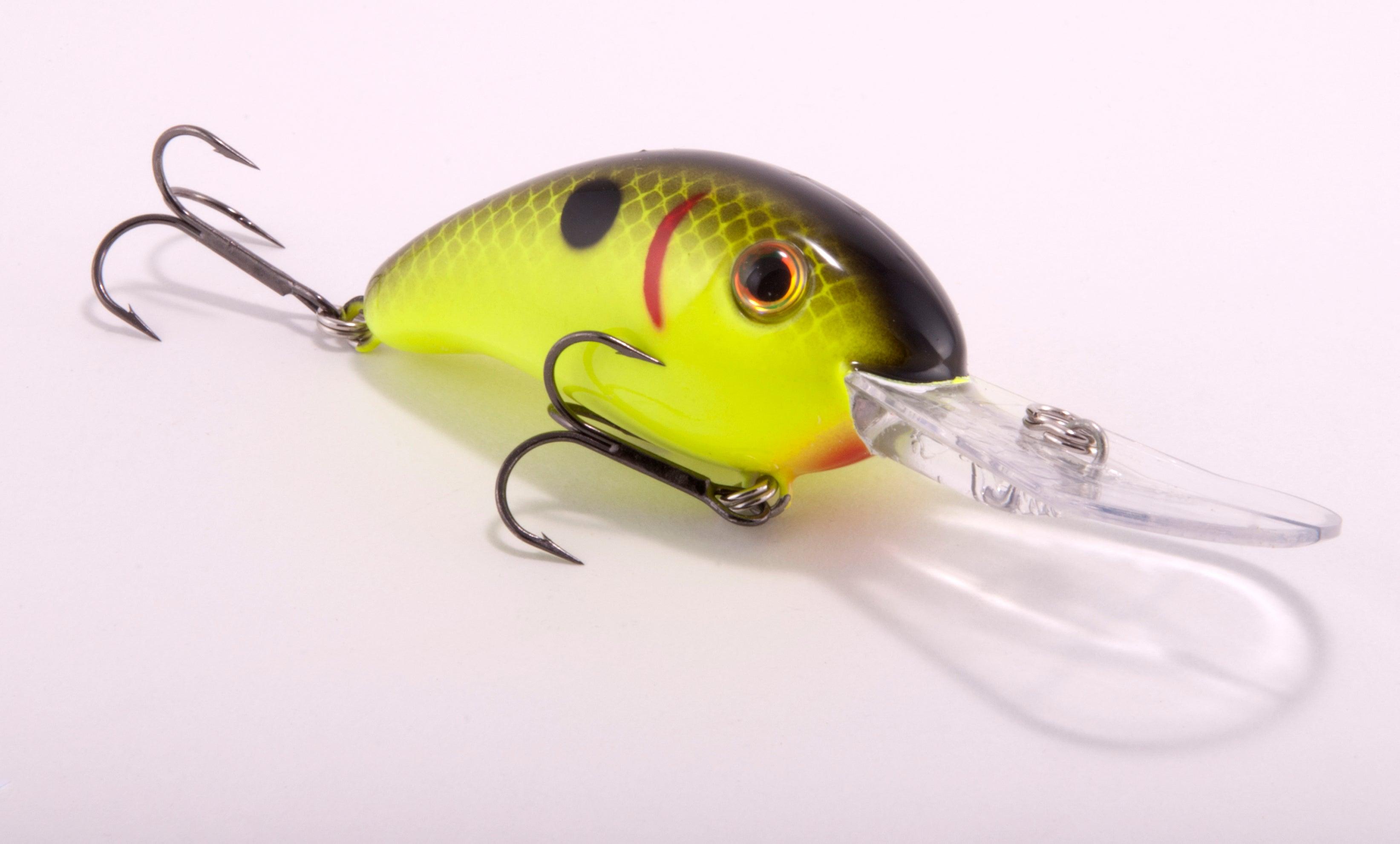 Strike King 3XD Black Back Chartreuse *