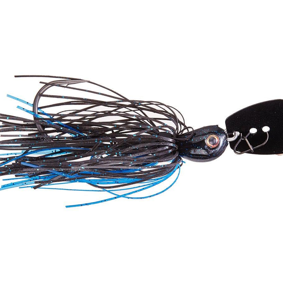 Strike King Thunder Cricket Vibrating Jig Black Blue 3 8oz
