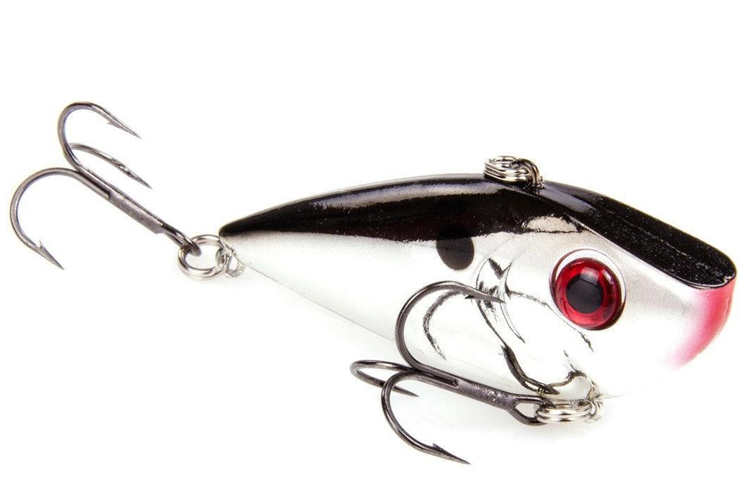 Strike King Red Eye Shad 2-Tap 1/2oz Chrome Black