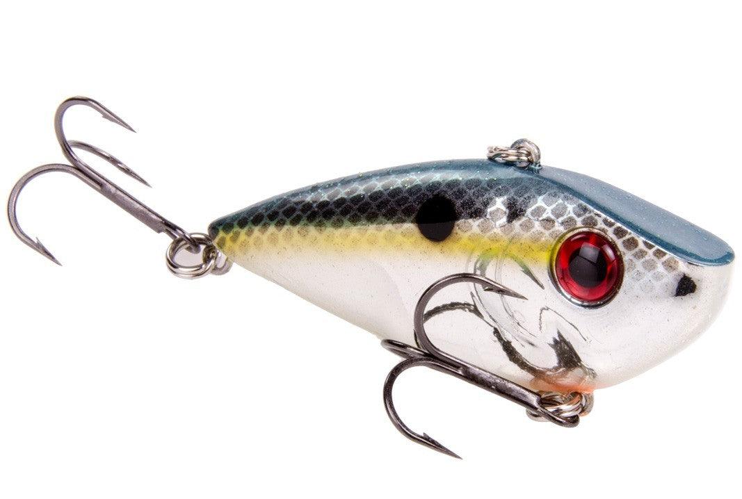 Strike King Red Eye Shad 2-Tap 3/4oz Chrome Sexy Shad