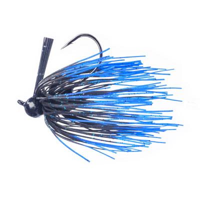 Santone Pro Series Football Jig Black Blue Tip 3 4oz