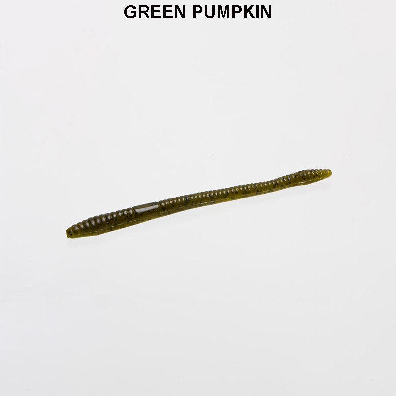 Zoom Finesse Worm 20pk Green Pumpkin 025 **