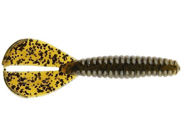 Strike King Rage Twin Tail Menace Grub Green Pumpkin