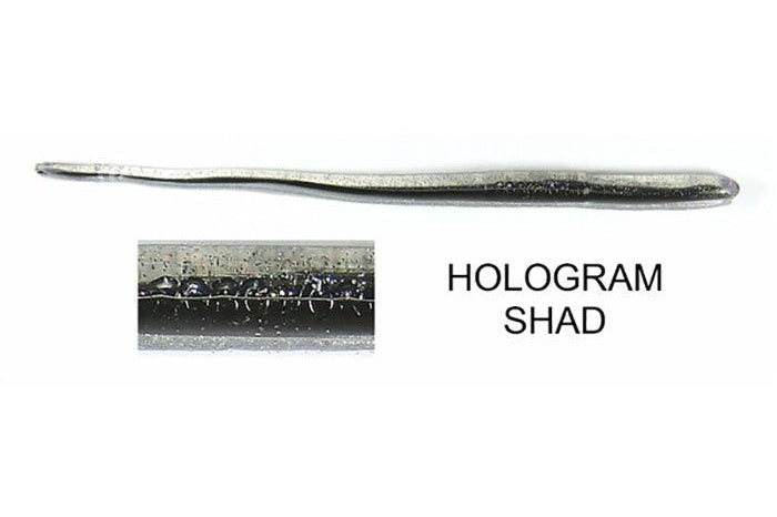 Roboworm Straight Tail 6" Hologram Shad