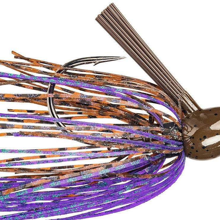 Strike King Hack Attack Fluoro Flippin Jig Peanut Butter Bug